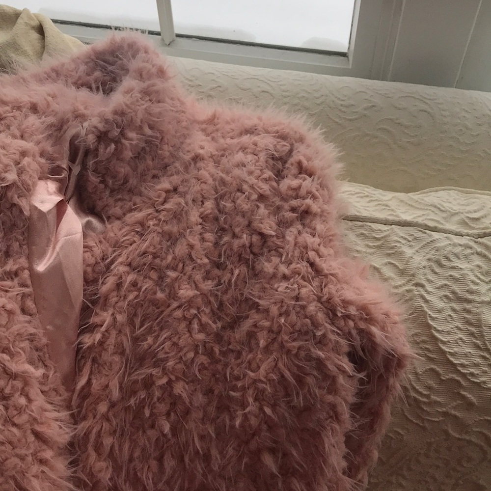 Pink Faux Fur Jacket - Picture 9 of 9